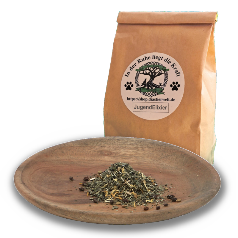 Jugendelexier - Kräutermischung für Fell, Haut & Krallen