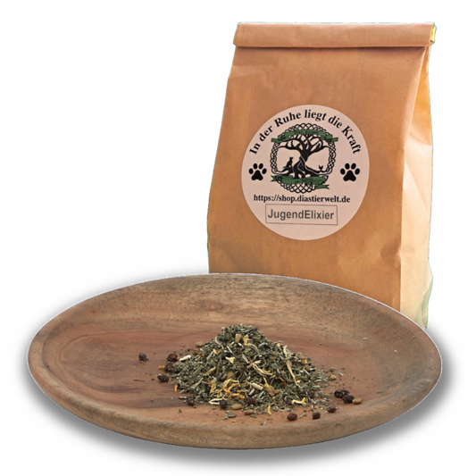 Jugendelexier - Kräutermischung für Fell, Haut & Krallen
