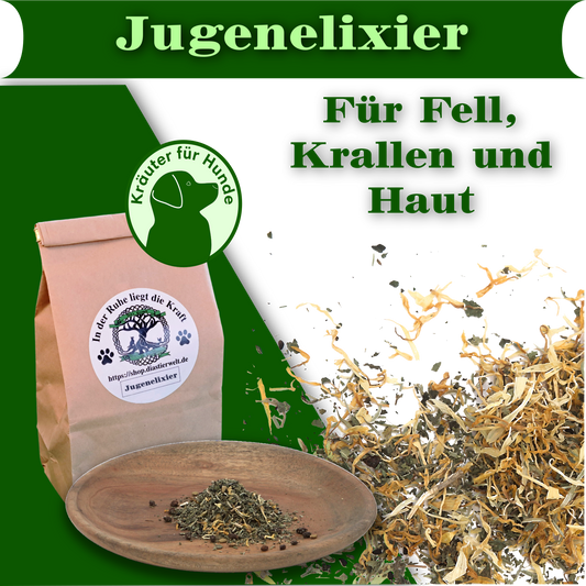 Jugenelixier - Für ein glänzendes Fell, starke Krallen und gesunde Haut.